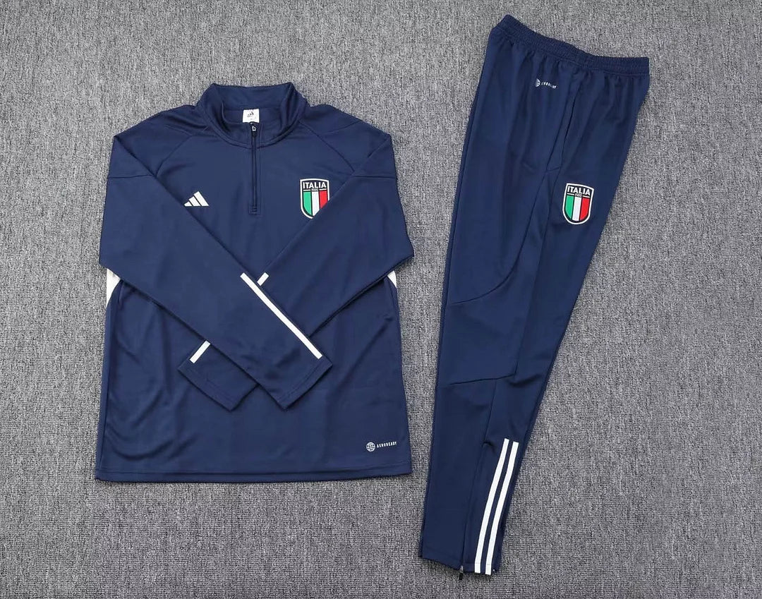 Italy 2023 Half-Zip Tracksuit Royal Blue