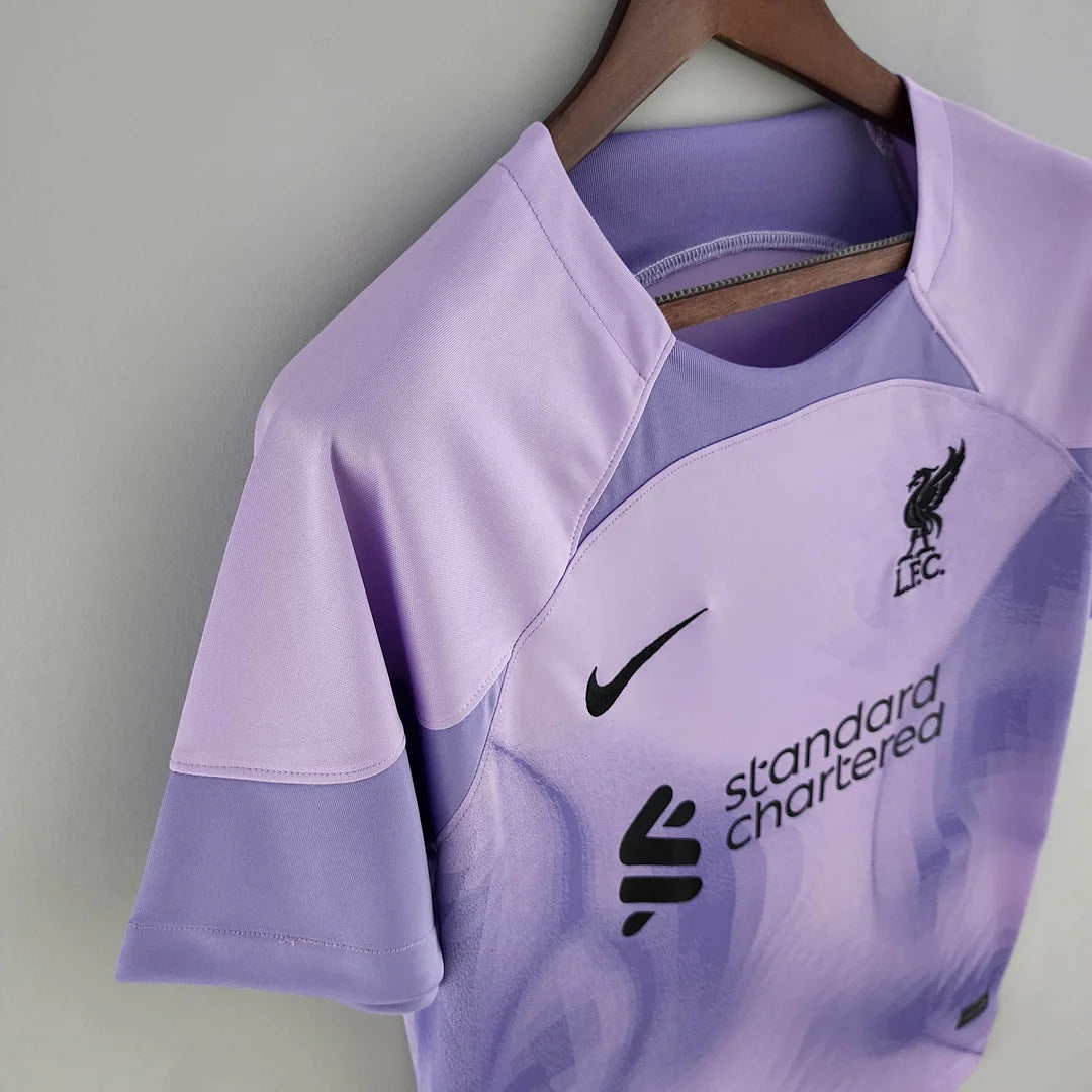 Liverpool 22/23 Goalkeeper Kit Purple
