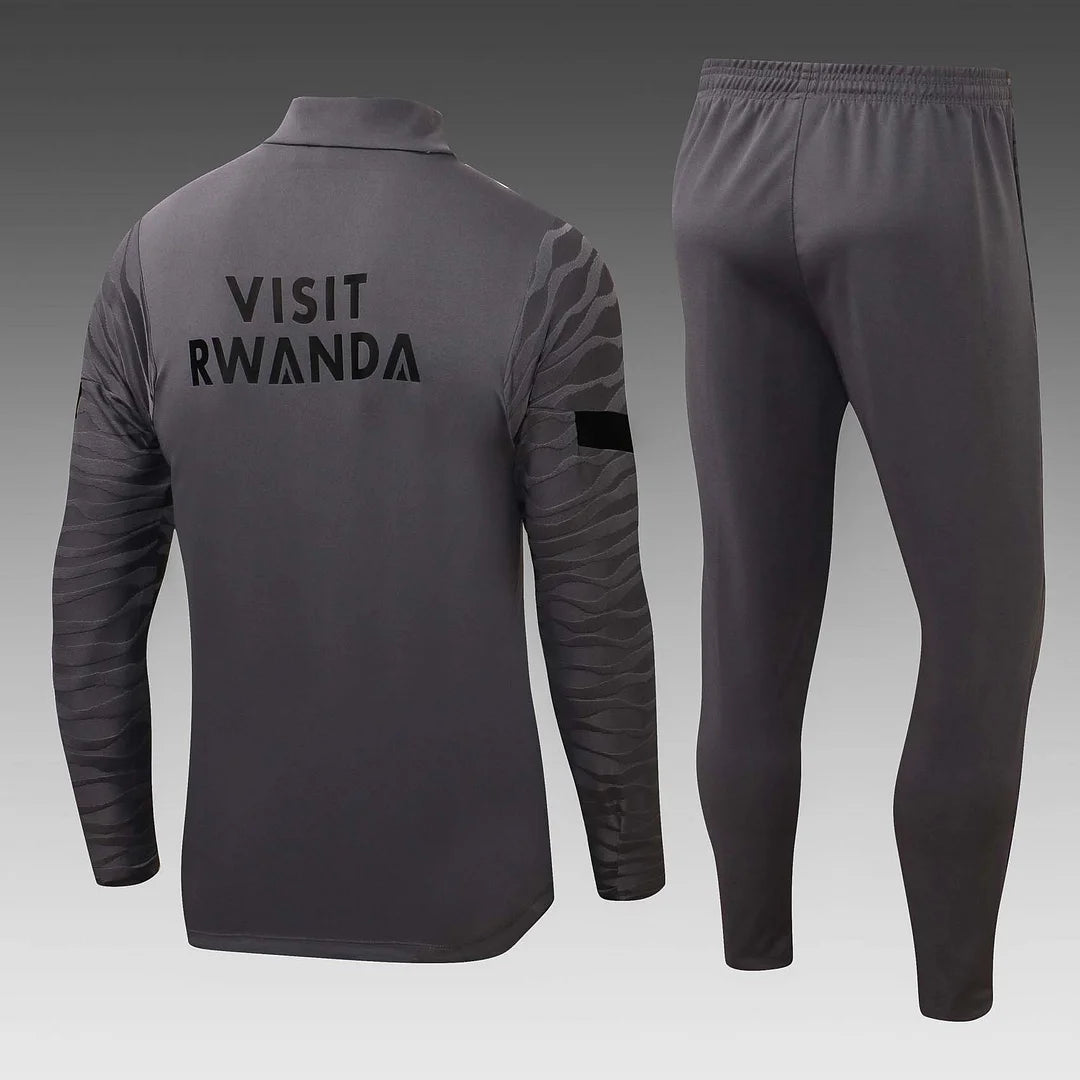 PSG 21/22 Half-Zip Tracksuit Grey