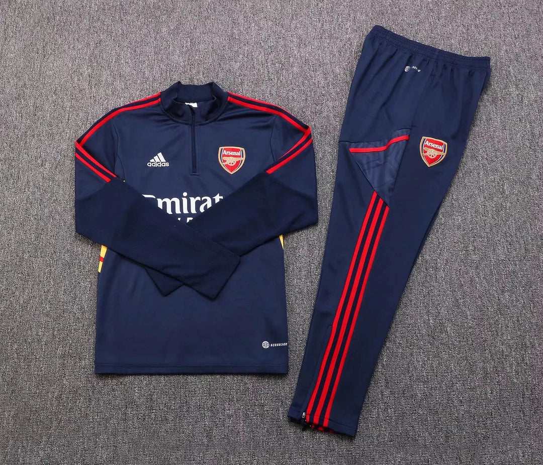 Arsenal Half-Zip Tracksuit 22/23 Royal Blue