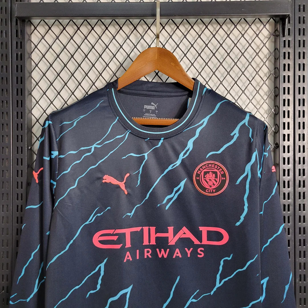 Manchester City 23/24 Long Sleeve Third Kit