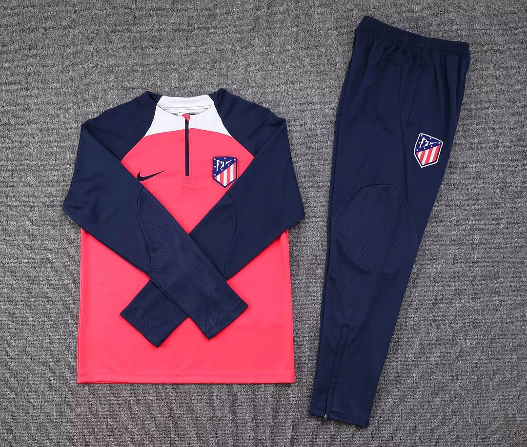 Atletico Madrid 22/23 Half-Zip Tracksuit Red