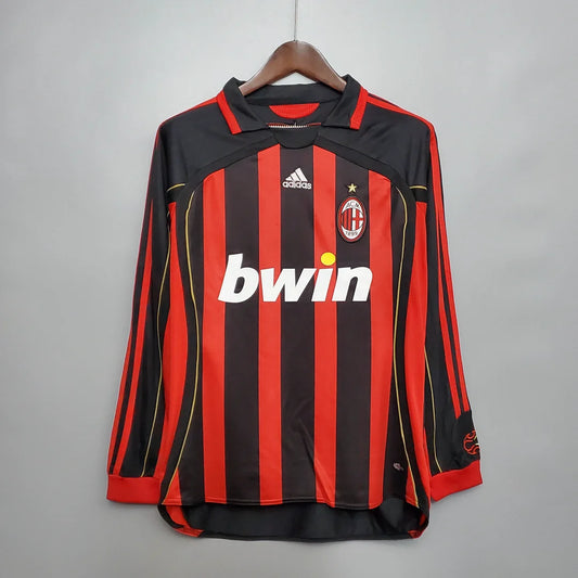 AC Milan Retro 06/07 Long-Sleeve Home Kit