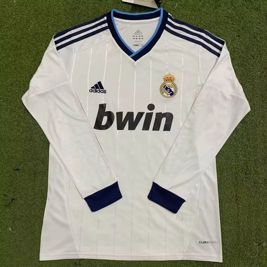 Real Madrid Retro 12/13 Long Sleeve Home Kit