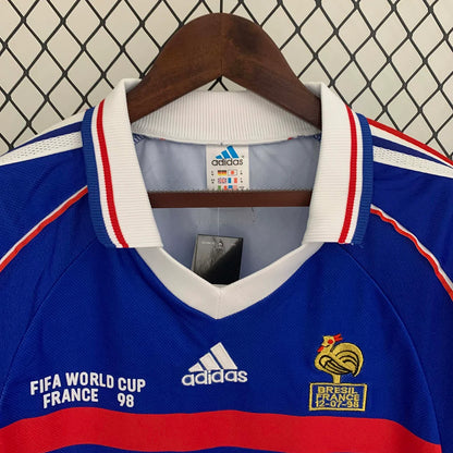 France Retro 1998 Long Sleeve Home Kit