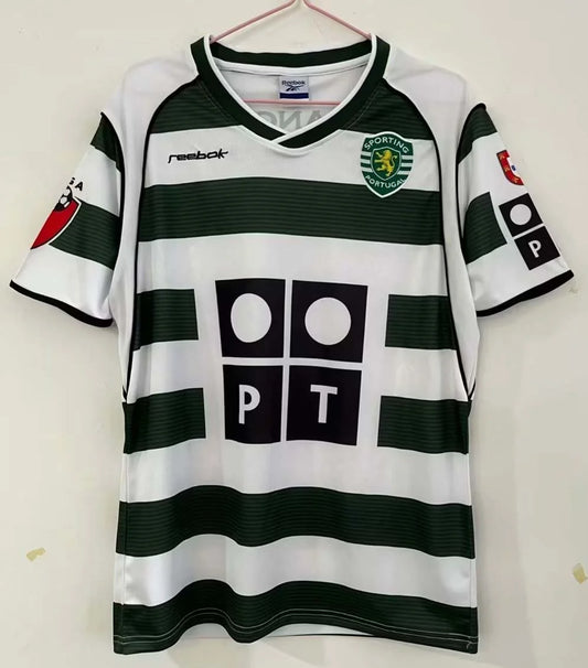 Sporting Lisbon 2001/2003 Retro Home Kit