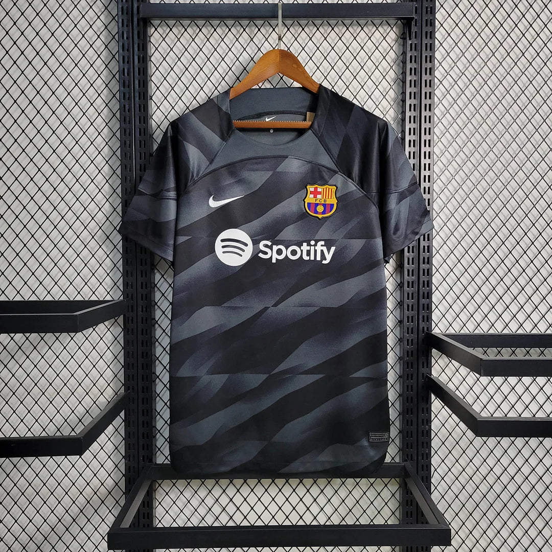 Barcelona 23/24 Goalkeeper Kit Black