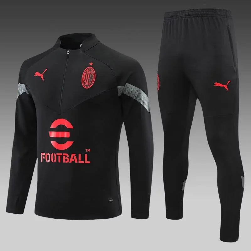 AC Milan 22/23 Half-Zip Tracksuit