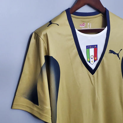 Italy Retro 2006 Goalkeeper Kit Gold