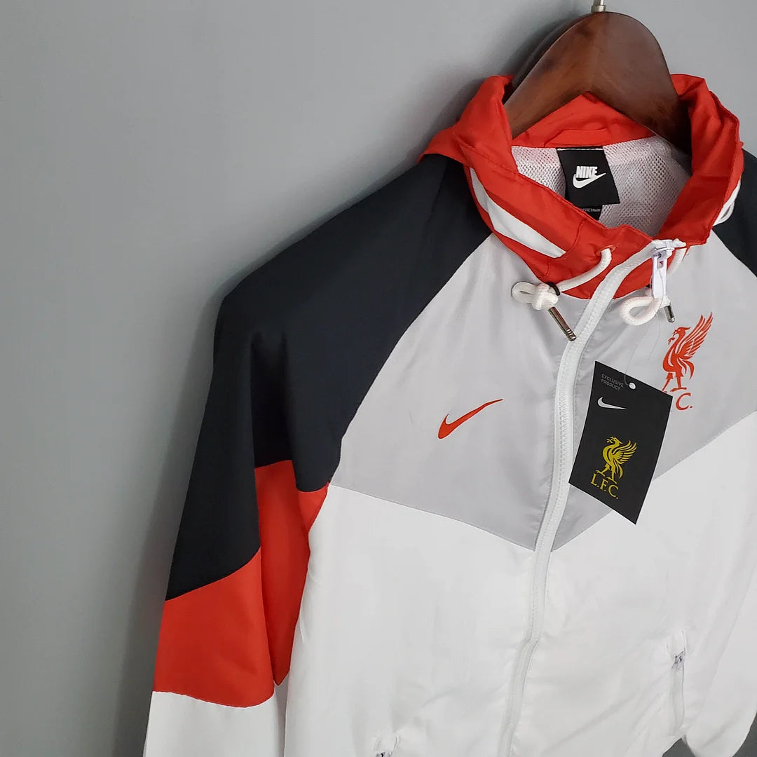 Liverpool Windbreaker White/Red