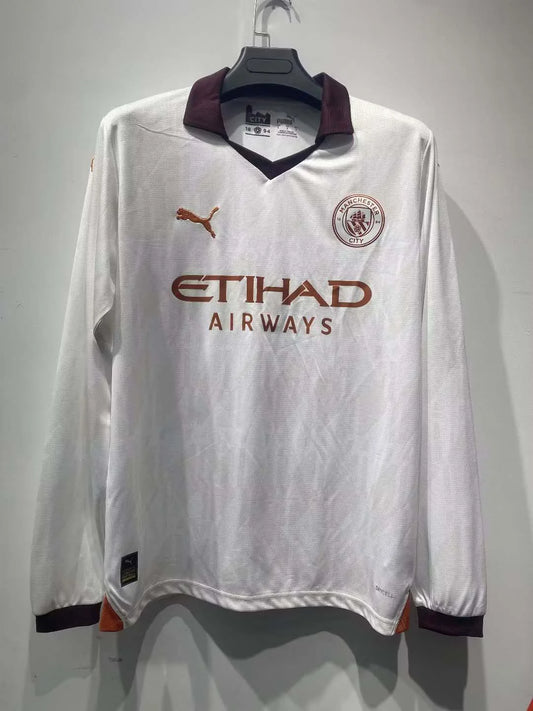 Manchester City 23/24 Long Sleeve Away Kit