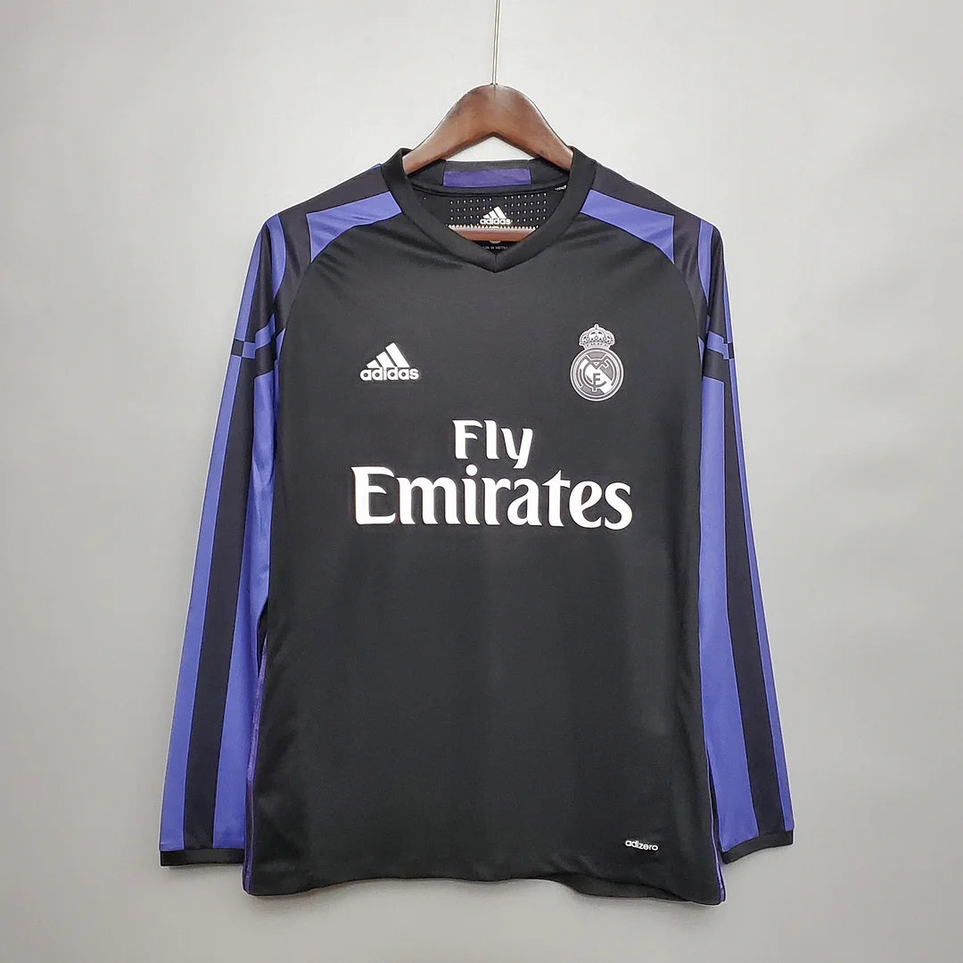 Real Madrid Retro 15/16 Long Sleeve Third Kit