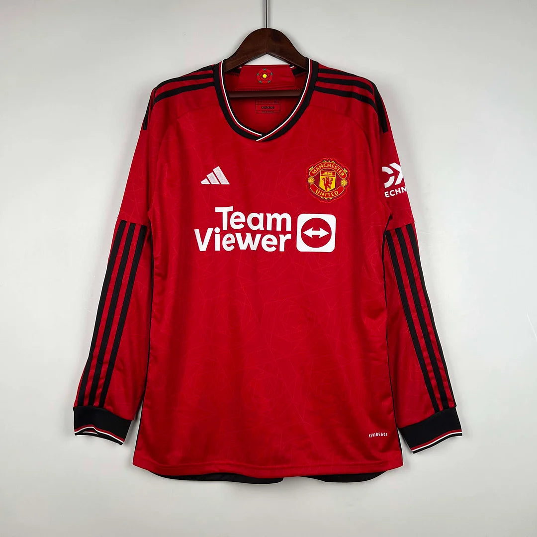 Manchester United 23/24 Long Sleeve Home Kit