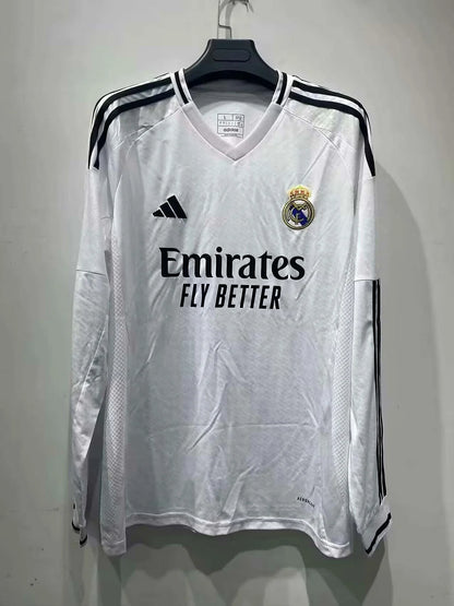 Real Madrid 24/25 Long Sleeve Home Kit