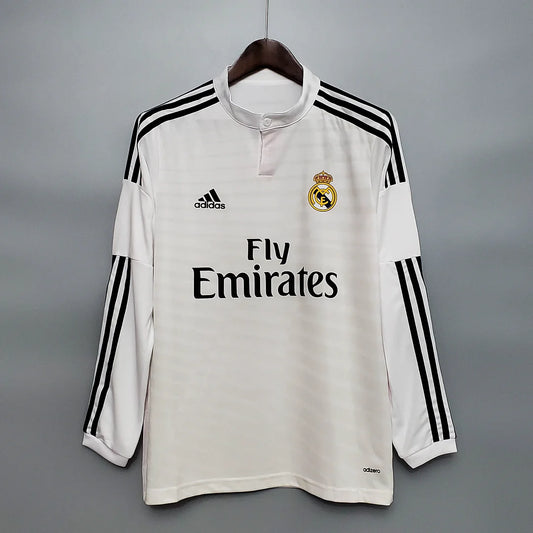 Real Madrid Retro 14/15 Long Sleeve Home Kit